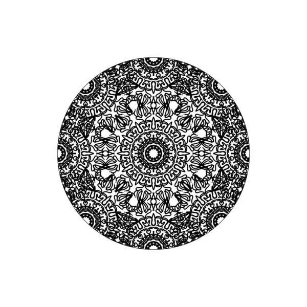 Dekoratif konsept soyut mandala çizimi