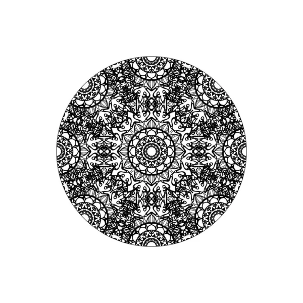 Dekoratif konsept soyut mandala çizimi