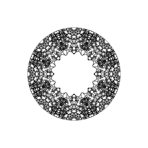 Dekoratif konsept soyut mandala çizimi