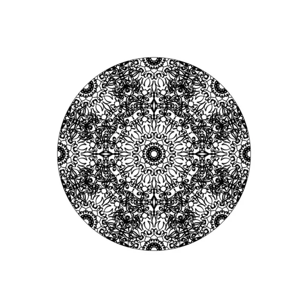 Dekoratif konsept soyut mandala çizimi