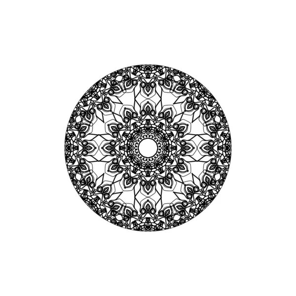 Dekoratif konsept soyut mandala çizimi