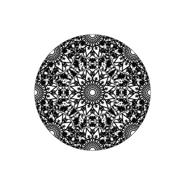 Dekoratif konsept soyut mandala çizimi