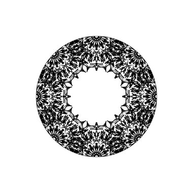 Dekoratif konsept soyut mandala çizimi