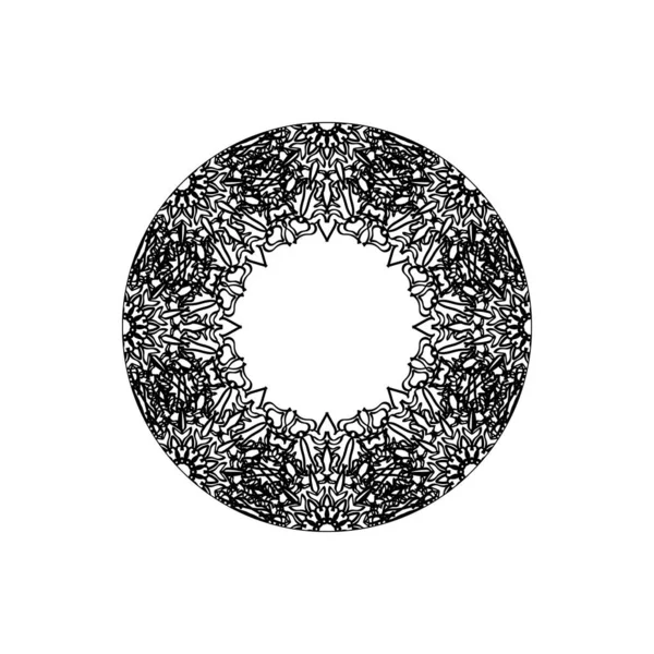 Decoratief Concept Abstracte Mandala Illustratie — Stockvector