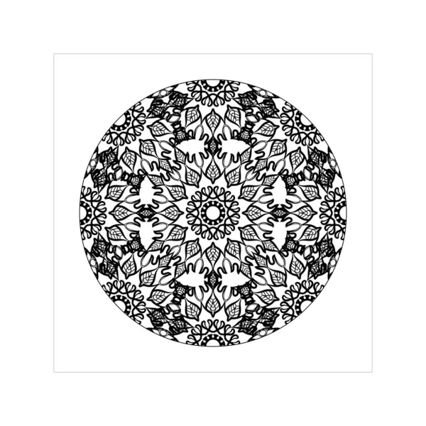 Concepto Decorativo Abstracto Mandala Ilustración — Vector de stock