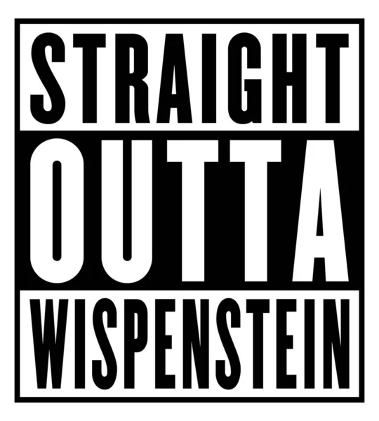 Wispenstein Dan Fırlamış Gibi Hazır Vektörü Yazdır — Stok Vektör