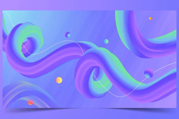 Liquidez Fond Abstrait Illustration Vectorielle Abstraite Gradient Liquide Conception Fond — Image vectorielle