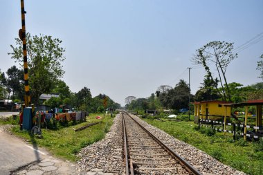 Kalimpong Bölgesi 'nin ayak tepesinde demiryolu hattı var..