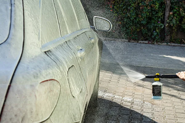 Car Washing Car Wash Shop — Stock Photo, Image