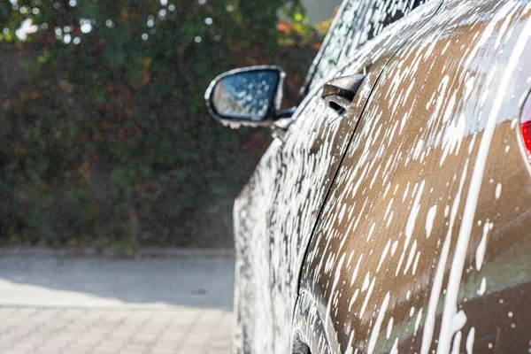 Car Washing Car Wash Shop — Stock Photo, Image