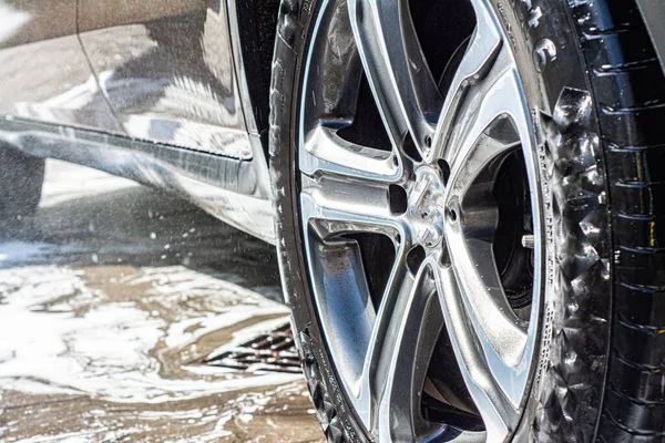 Car Washing Car Wash Shop — Stock Photo, Image