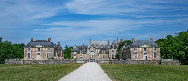 Barcella Ferte Saint Aubin França 2015 Edifícios Históricos Castelo Com — Fotografia de Stock