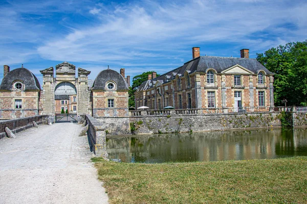 Barcella Ferte Saint Aubin França 2015 Edifícios Históricos Castelo Com — Fotografia de Stock