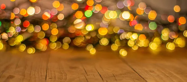 Kolorowe Tło Rozproszonymi Światłami Bokeh Tło Boże Narodzenie Tło Plamami — Zdjęcie stockowe