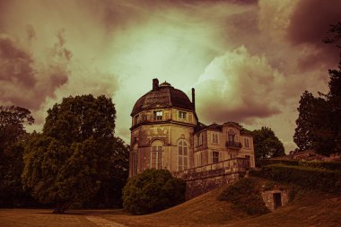 Tarihi Şato Chteauneuf-sur-Loire, Dpartement Loiret, Fransa,