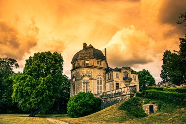 Tarihi Şato Chteauneuf-sur-Loire, Dpartement Loiret, Fransa,