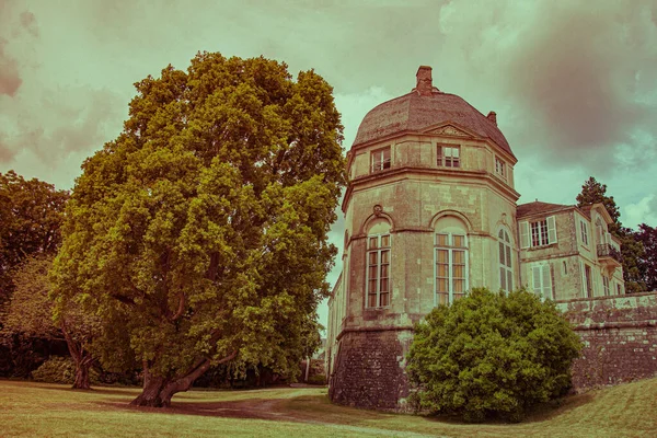 Castillo Histórico Chteauneuf Sur Loire Dpartement Loiret Francia — Foto de Stock