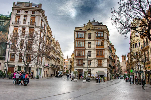 Valencia Spagna 2021 Placa Dels Furs Museo Fueros Valencia Spagna — Foto Stock