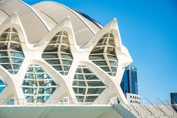 Valência Espanha Dezembro 2021 Edifício Hemisférico Cidade Artes Ciências Valência — Fotografia de Stock