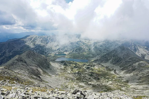 Lake on the background of mountains  Retezat Mountains