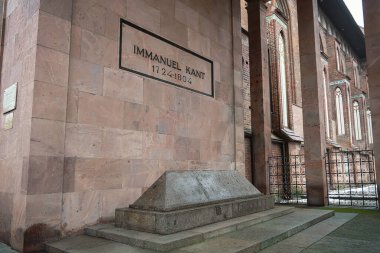 Immanuel Kant 'ın Katedral' deki mezarı, Rusya, Kalininingrad.