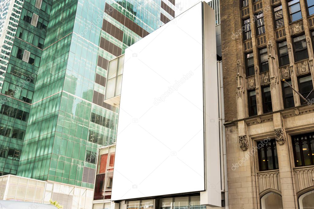 mock up billboard city building. High quality beautiful photo concept