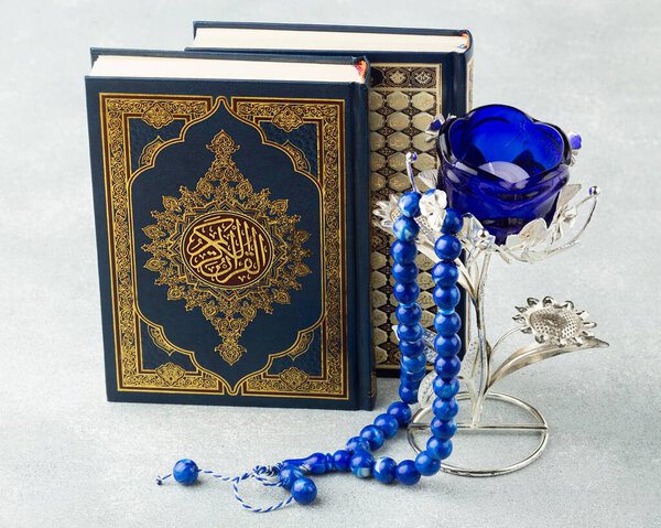 Close up islamic new year concept with quran book. High quality photo — Stock Image Close up islamic new year concept with quran book. High quality photo Stock Image