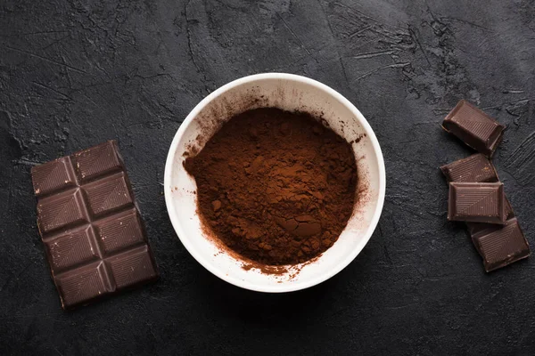 Cacao in polvere. Foto di alta qualità — Foto Stock