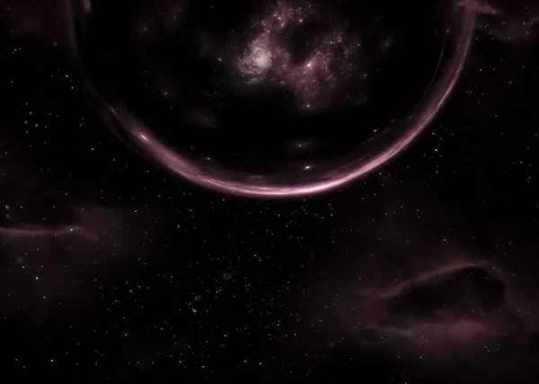 은하의 밤 풍경. 고품질 사진 — 스톡 사진