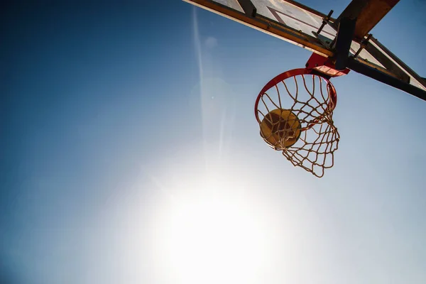 Basketbalové prkno. Kvalitní fotografie — Stock fotografie