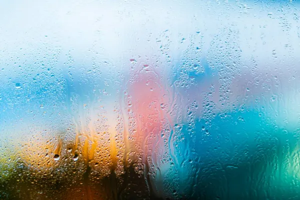 Sfondo pioggia gocce da vicino. Foto di alta qualità — Foto Stock