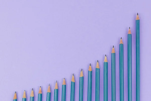 Obchodní koncept s tužkami. Kvalitní fotografie — Stock fotografie