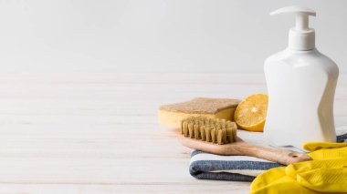 Çevre temizleme ürünleri. Yüksek çözünürlüklü fotoğraf