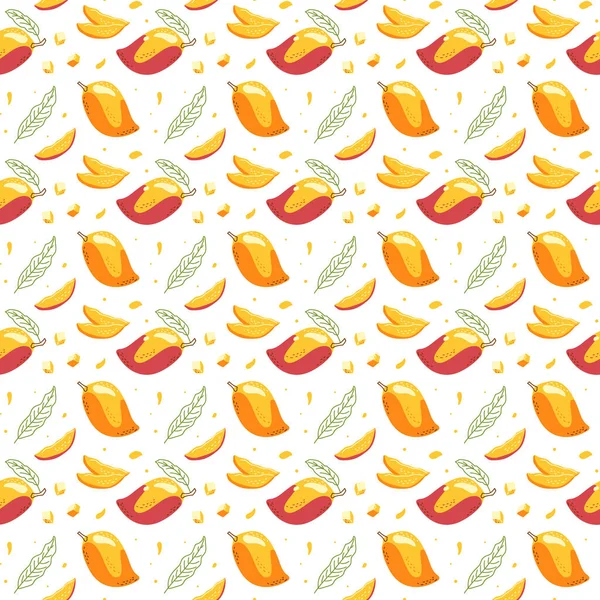 Kusursuz, lezzetli olgun mango deseni.