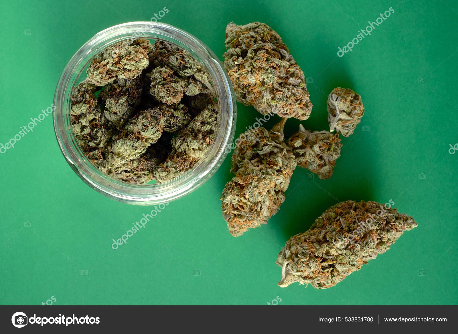 Glass Smoking Pipe And Marijuana Buds Close-up. Photograph by