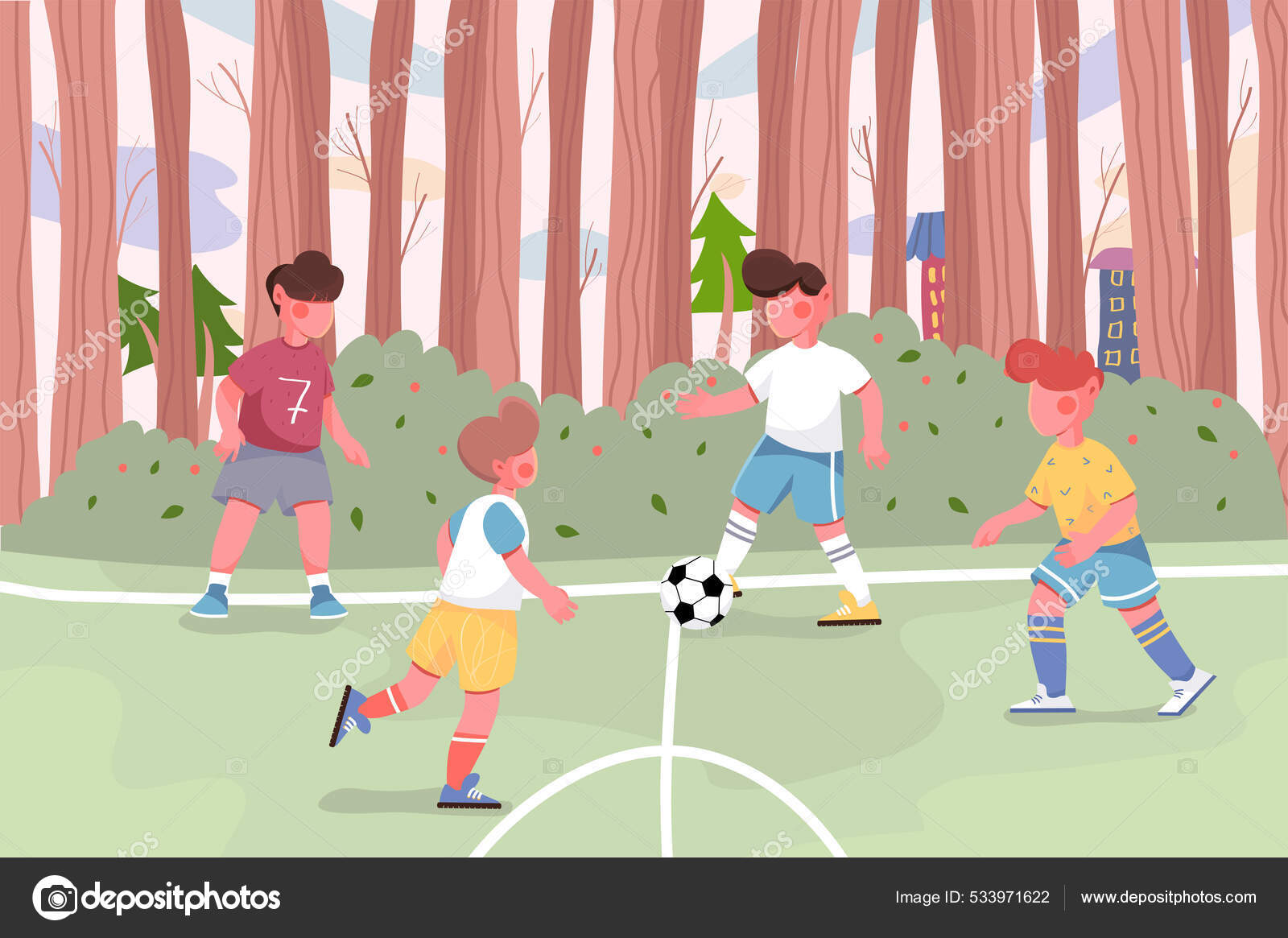 Vetores de Menino Jogando Desenho Animado Bola e mais imagens de Bola - Bola,  Bola de Futebol, Brincar - iStock