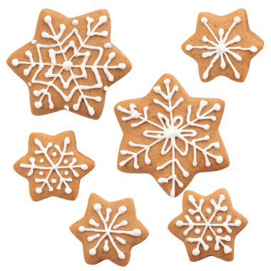 Buzlu ev yapımı zencefilli ekmek.