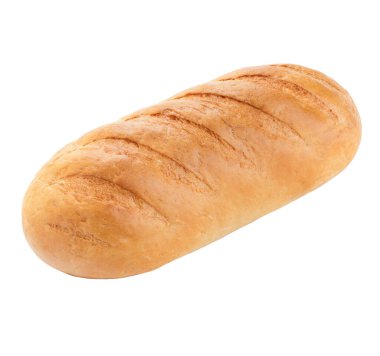 Beyaz arka planda izole edilmiş fırın ürünleri