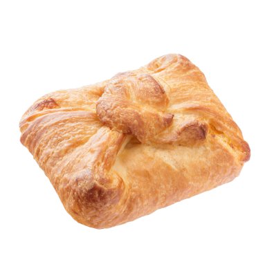 Beyaz arka planda izole edilmiş fırın ürünleri