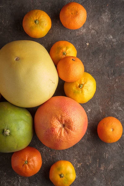 Verse Rijpe Citrus Mandarijn Sinaasappel — Stockfoto