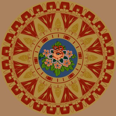 Dijital tasarım sınır süslemesi HD motifi çalışan illüstrasyon sınır PNG çiçekleri ve süsleme motifi Hindistan tasarım unsurları suluboya ile Neckline marka arama deseni, Babür sanat deseni deseni çizer