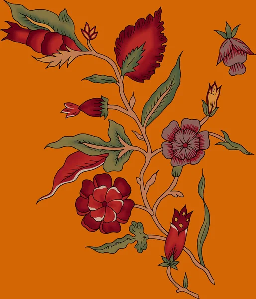 Dijital tasarım sınır süslemesi HD motifi çalışan illüstrasyon sınır PNG çiçekleri ve süsleme motifi Hindistan tasarım unsurları suluboya ile Neckline marka arama deseni, Babür sanat deseni deseni çizer