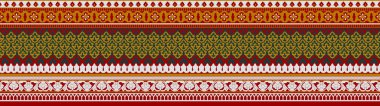 Dijital tasarım sınır süslemesi HD motifi çalışan illüstrasyon sınır PNG çiçekleri ve süsleme motifi Hindistan tasarım unsurları suluboya ile Neckline marka arama deseni, Babür sanat deseni deseni çizer