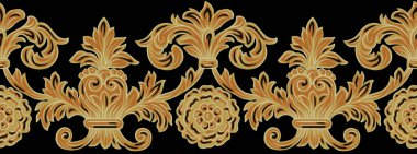 Dijital tasarım süslemesi HD motifi, çalışan illüstrasyon sınır PNG çiçekleri ve süs motifi Hindistan tasarım elementleri, çiçek rengi ve suluboya desenleri çizer, çiçek desenini tekrarlar