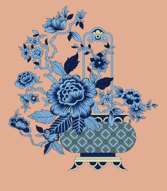 Dijital tasarım süslemesi HD motifi, çalışan illüstrasyon sınır PNG çiçekleri ve süs motifi Hindistan tasarım elementleri, çiçek rengi ve suluboya desenleri çizer, çiçek desenini tekrarlar