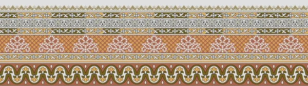 Digital design ornament border HD motif draws working illustration border PNG flowers and ornament motif India design elements Neckline brand search pattern with watercolor, Mughal art design texture