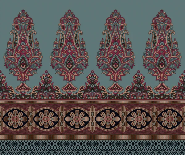 Digitální Design Ornament Border Motiv Kreslí Pracovní Ilustrační Okraj Png — Stock fotografie