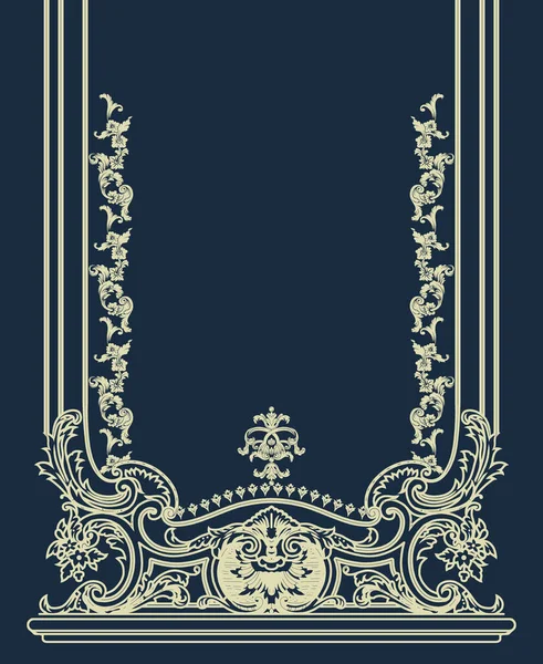 Digital Design Ornament Border Motyw Rysuje Obrazek Ilustracji Png Kwiaty — Zdjęcie stockowe