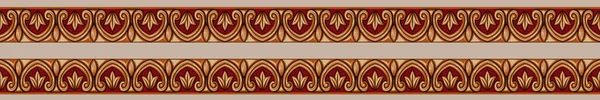 Disegno Digitale Ornamento Bordo Motivo Disegna Lavoro Illustrazione Bordo Png — Foto Stock