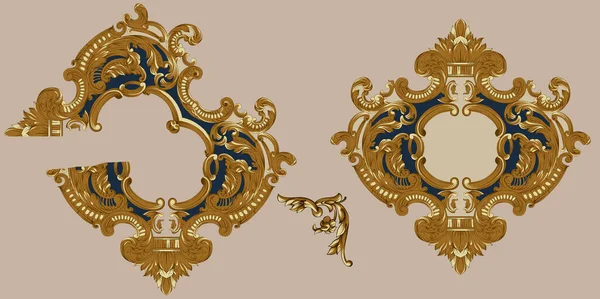 Digitaal Design Ornament Rand Motief Tekent Werkillustratie Rand Png Bloemen — Stockfoto